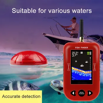 F3-C Belaidės Nešiojamų Aukštos Raiškos Protingas Žuvų Ieškiklis Echolotai Gylis Tvirtesnį Žuvų Radaro Žvejybos Sonar Fish Finder