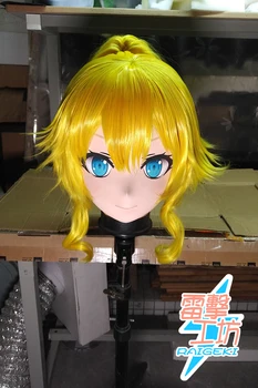 (RAIGEKI MAX 130) Silikono Helloween Cosplay Kaukė Mergina Crossdressing BJD DOLL Kigurumi Anime Cosplay Kaukė