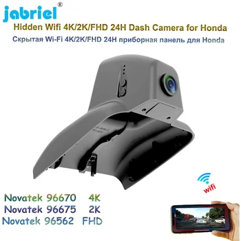 Jabriel Hidden Wifi 4K 2K Automobilių DVR Ultra HD 2160P Diktofonas 24 Valandas stebėti Brūkšnys cam Honda AVANCIER URV UR-V 2017 m. 2018 m. 2019 m.