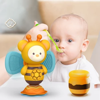 2023 Mini kūdikių žaislas barškutis su pramoginės muzikos siurbtukas aukšta kėdutė, ankstyvojo ugdymo švietimo žaislas vaikams dovanų